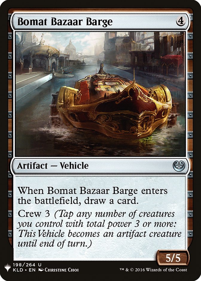 Bomat Bazaar Barge [Mystery Booster] | Cards and Coasters CA