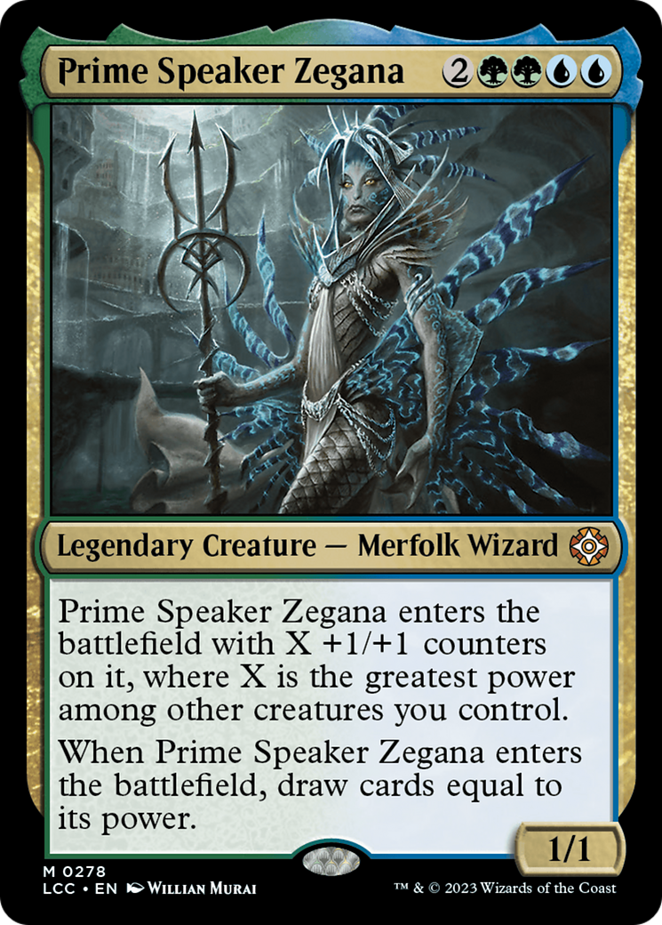 Prime Speaker Zegana [The Lost Caverns of Ixalan Commander] | Cards and Coasters CA