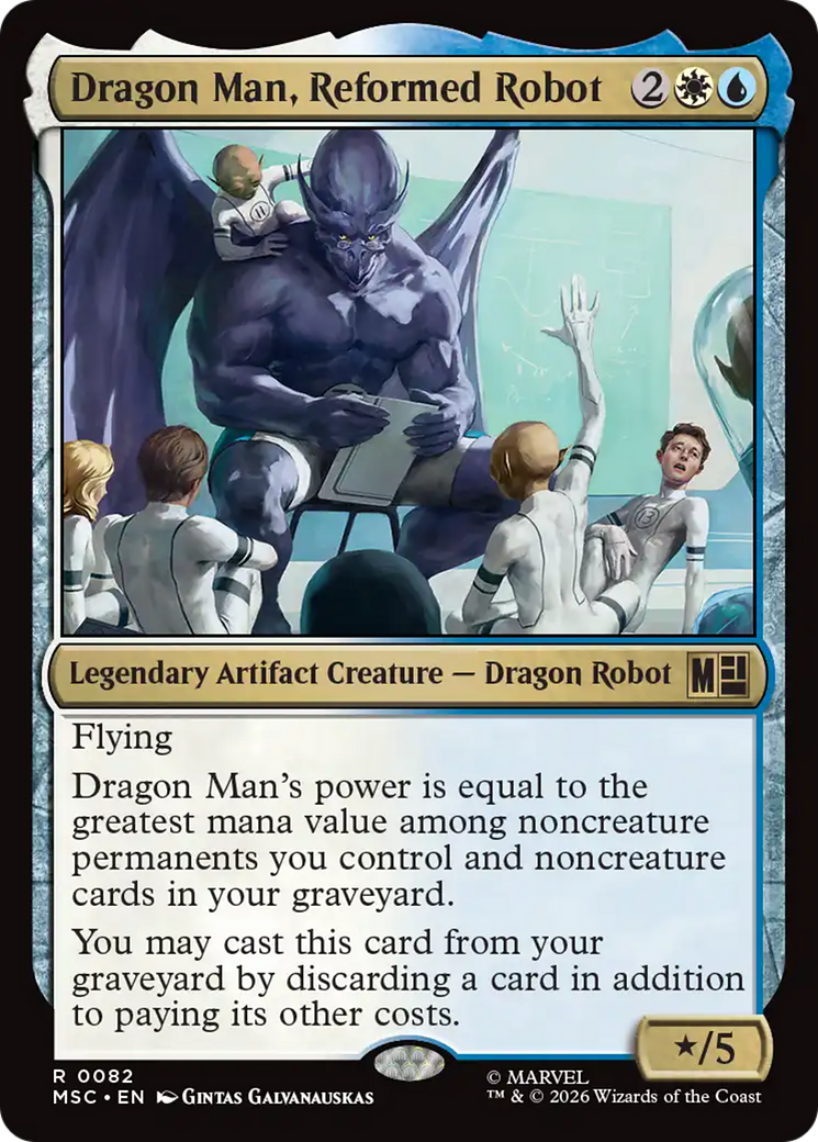 Dragon Man, Reformed Robot [Marvel Super Heroes Commander] | Cards and Coasters CA