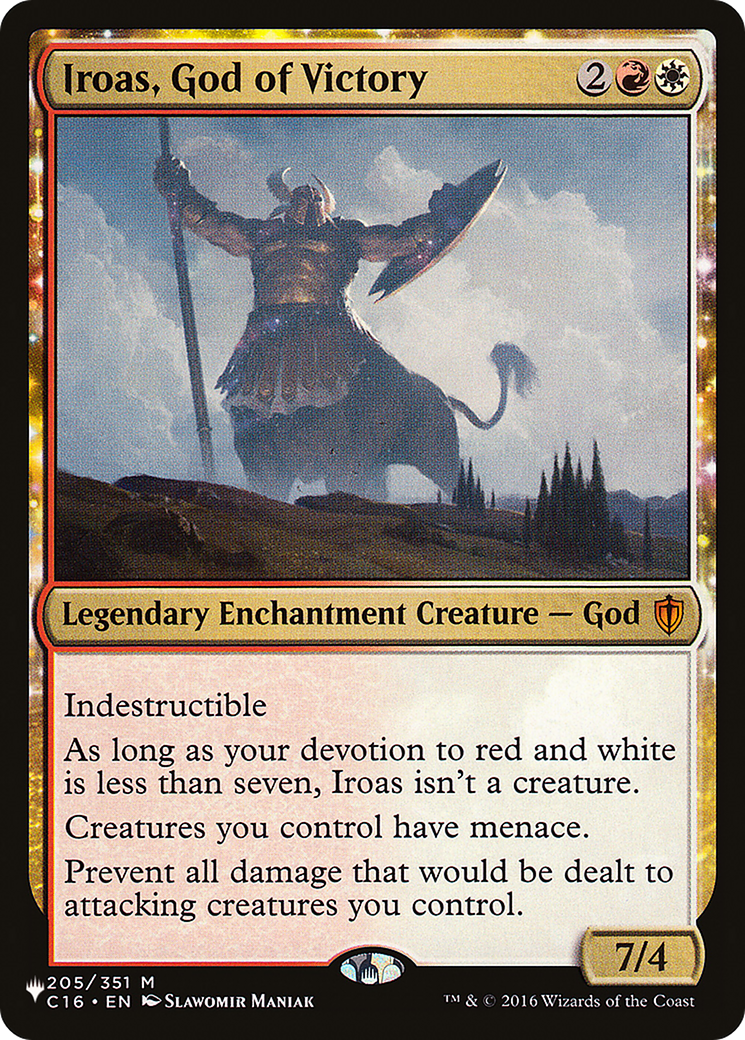 Iroas, God of Victory [The List Reprints] | Cards and Coasters CA