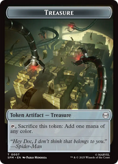Human Citizen // Treasure Double-Sided Token [Marvel's Spider-Man Tokens] | Cards and Coasters CA