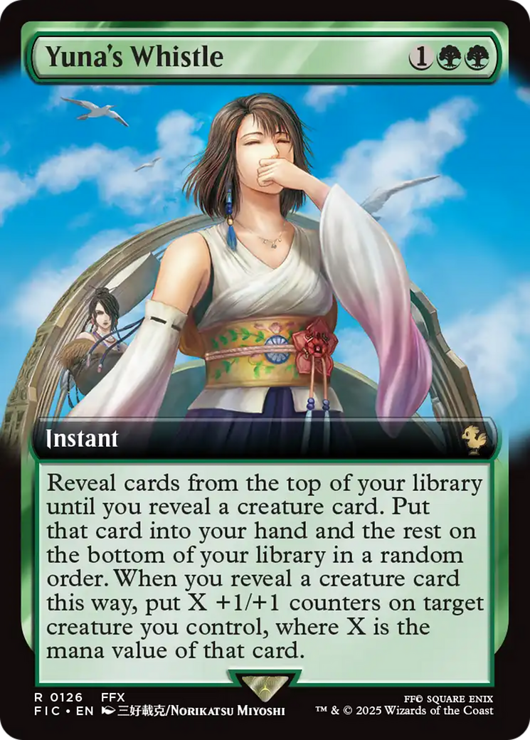 Yuna's Whistle (Extended Art) [FINAL FANTASY Commander] | Cards and Coasters CA