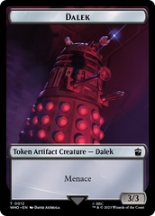 Dalek // Food (0026) Double-Sided Token [Doctor Who Tokens] | Cards and Coasters CA