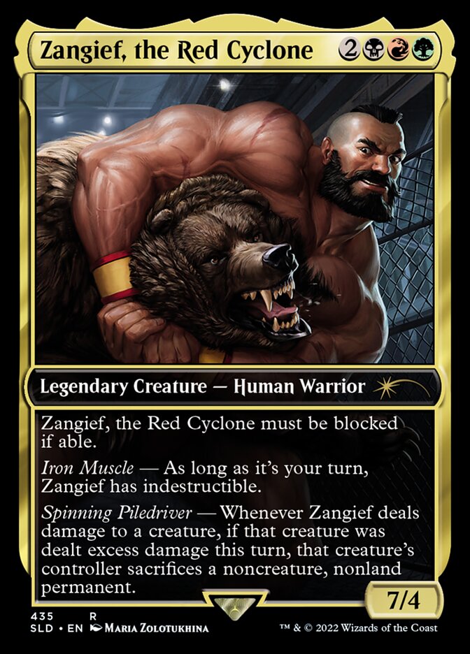 Zangief, the Red Cyclone [Secret Lair Drop Series] | Cards and Coasters CA