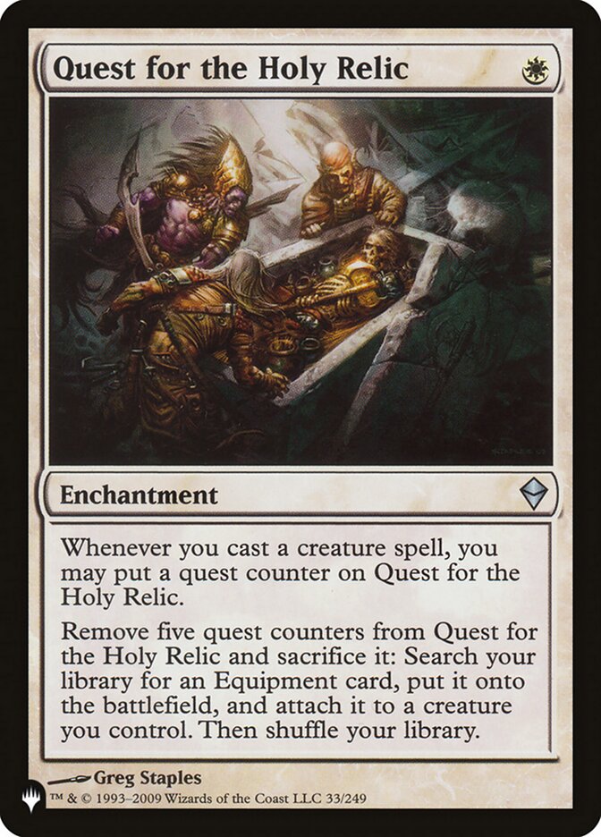 Quest for the Holy Relic [The List] | Cards and Coasters CA