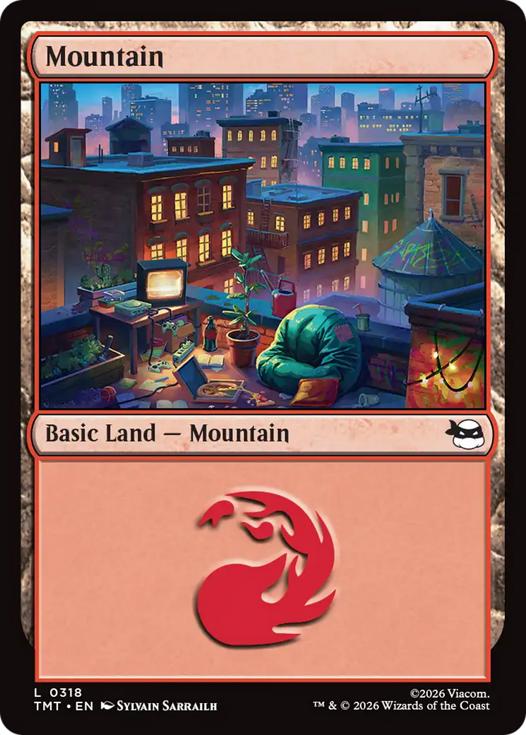 Mountain (0318) [Teenage Mutant Ninja Turtles] | Cards and Coasters CA