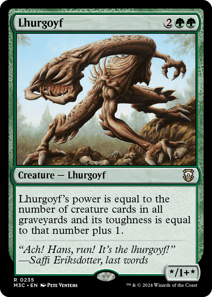 Lhurgoyf [Modern Horizons 3 Commander] | Cards and Coasters CA