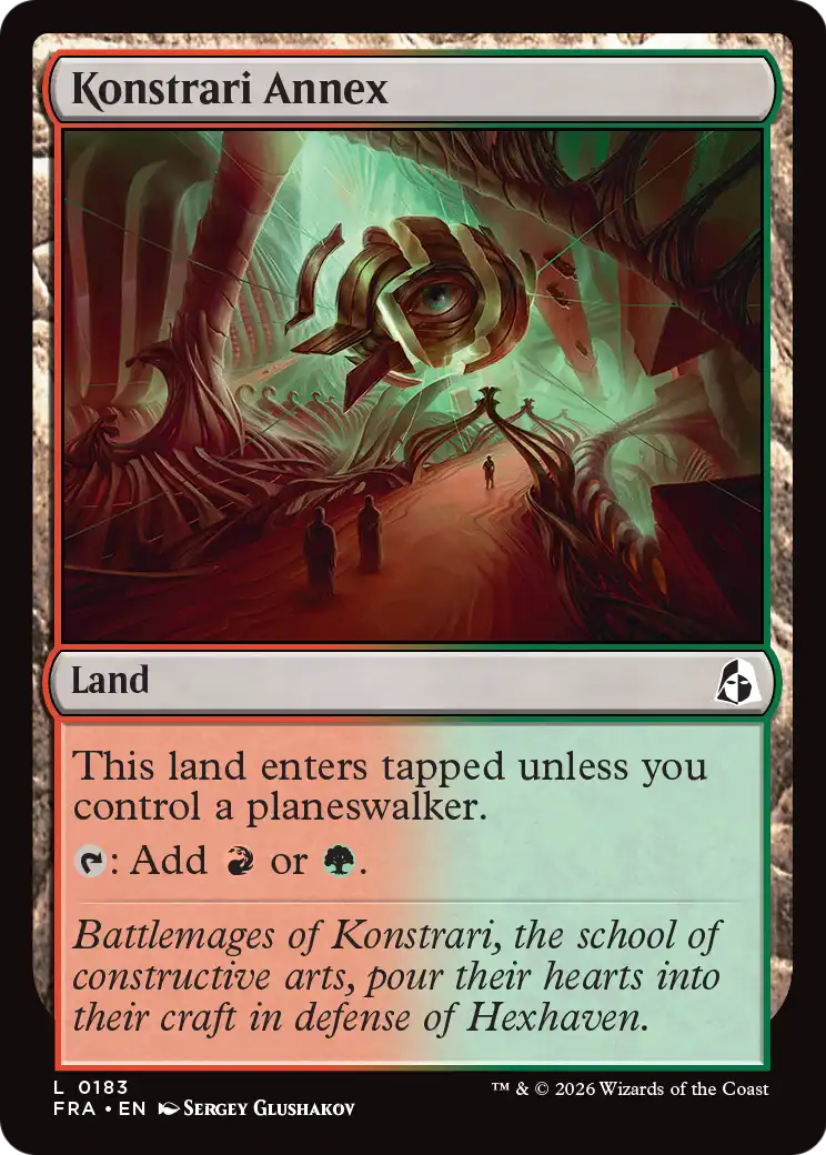 Konstrari Annex [Reality Fracture] | Cards and Coasters CA