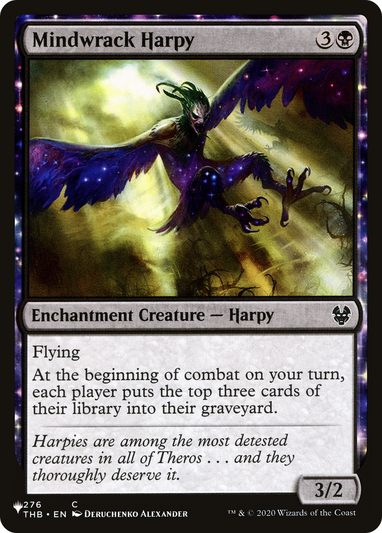 Mindwrack Harpy [The List Reprints] | Cards and Coasters CA