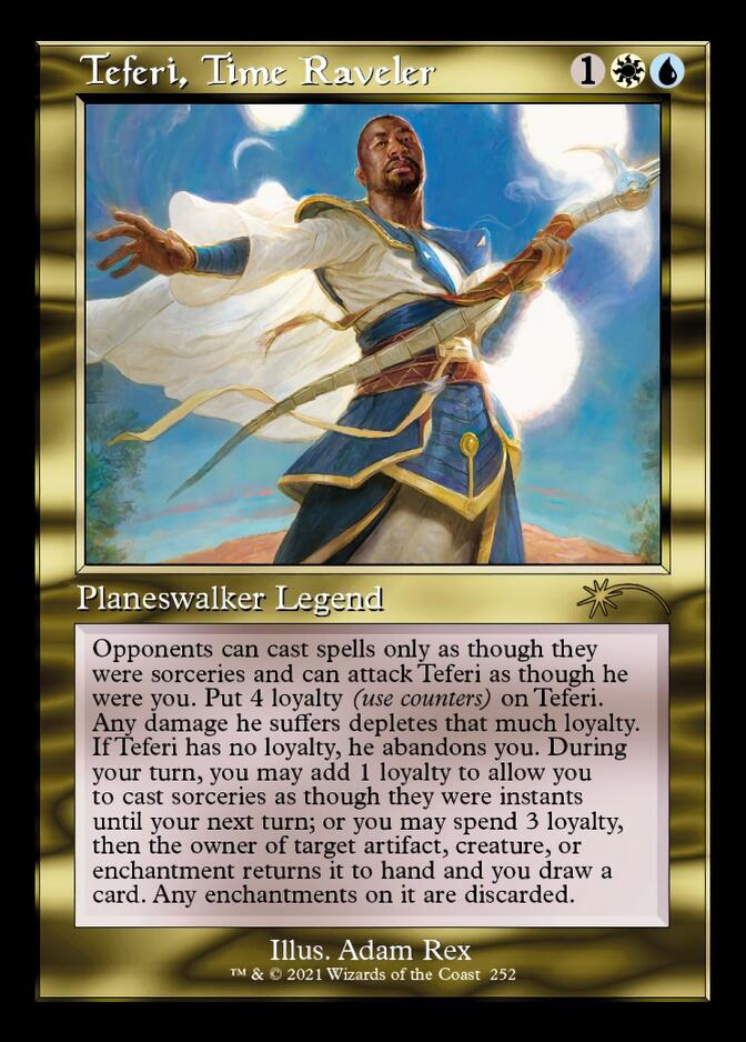 Teferi, Time Raveler (Retro) [Secret Lair Drop Series] | Cards and Coasters CA