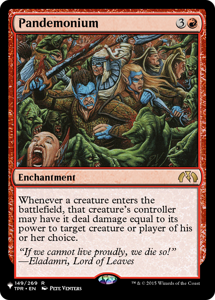 Pandemonium (TPR) [The List] | Cards and Coasters CA