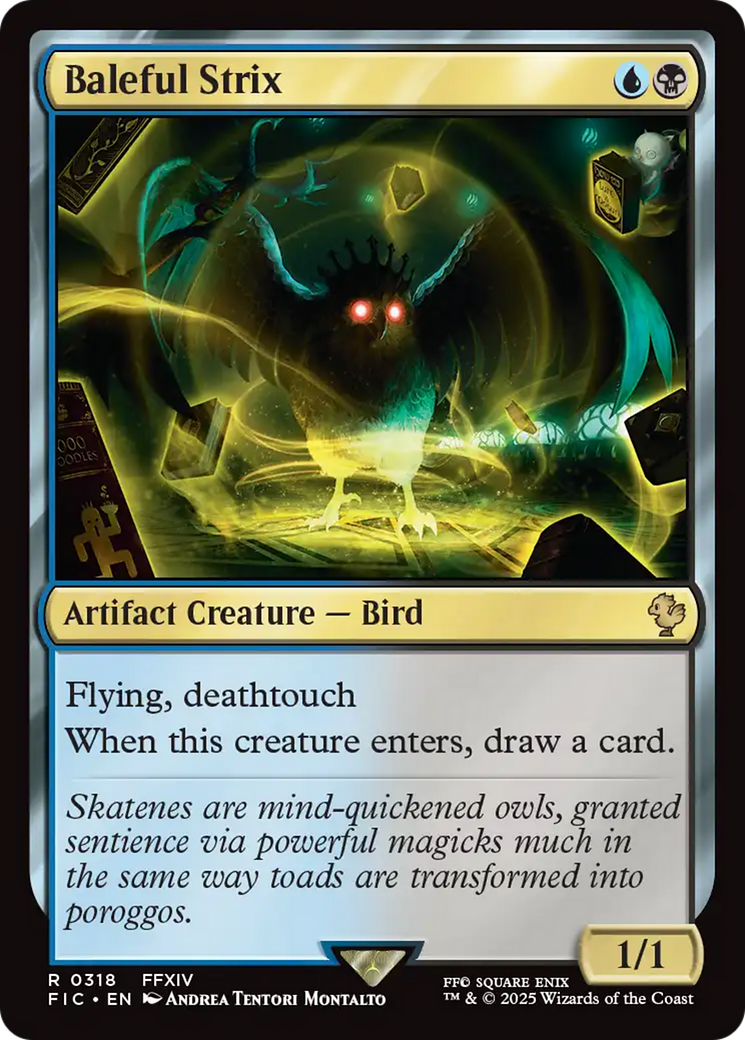 Baleful Strix [FINAL FANTASY Commander] | Cards and Coasters CA