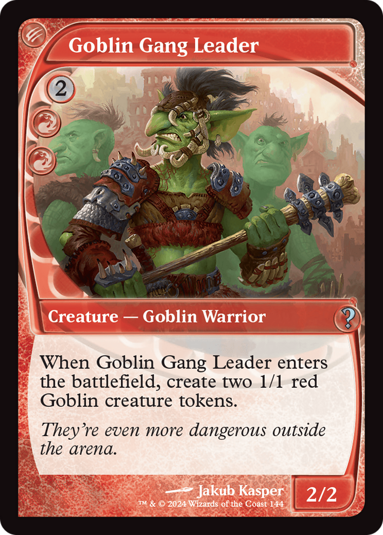 Goblin Gang Leader (Future Sight) [Mystery Booster 2] | Cards and Coasters CA