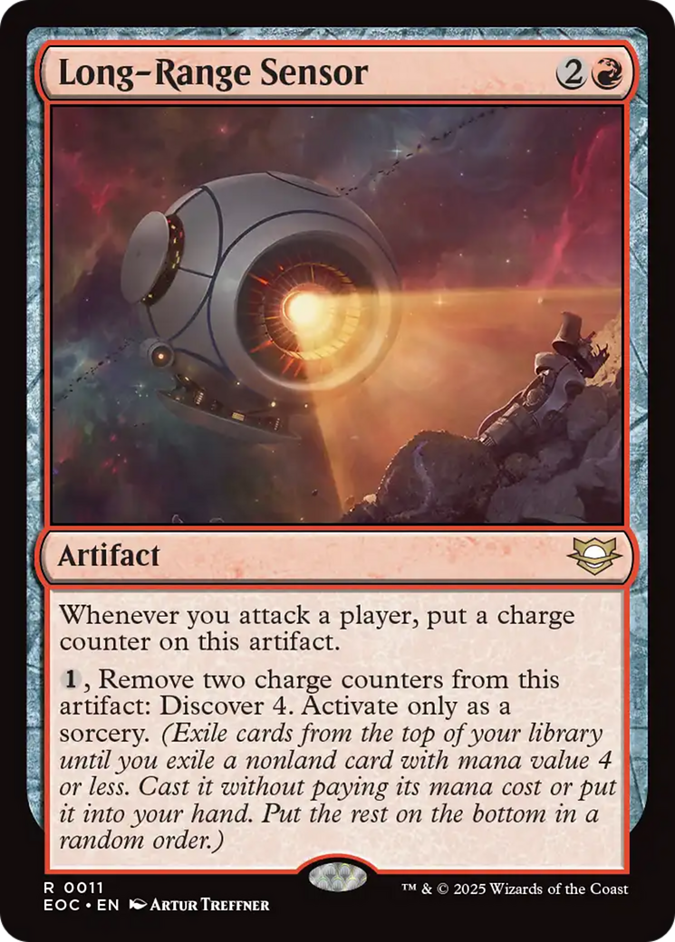 Long-Range Sensor [Edge of Eternities Commander] | Cards and Coasters CA