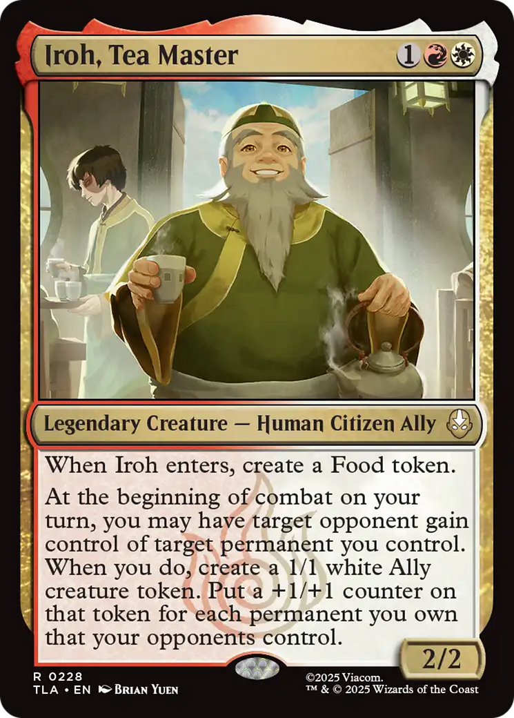 Iroh, Tea Master [Avatar: The Last Airbender] | Cards and Coasters CA