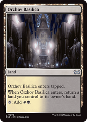 Orzhov Basilica [Duskmourn: House of Horror Commander] | Cards and Coasters CA