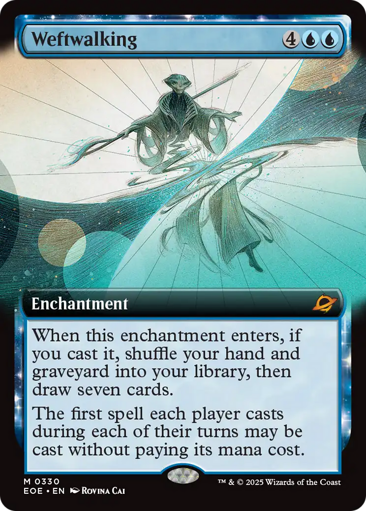 Weftwalking (Extended Art) [Edge of Eternities] | Cards and Coasters CA