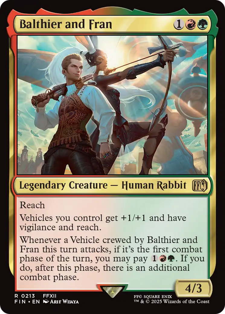 Balthier and Fran [FINAL FANTASY] | Cards and Coasters CA