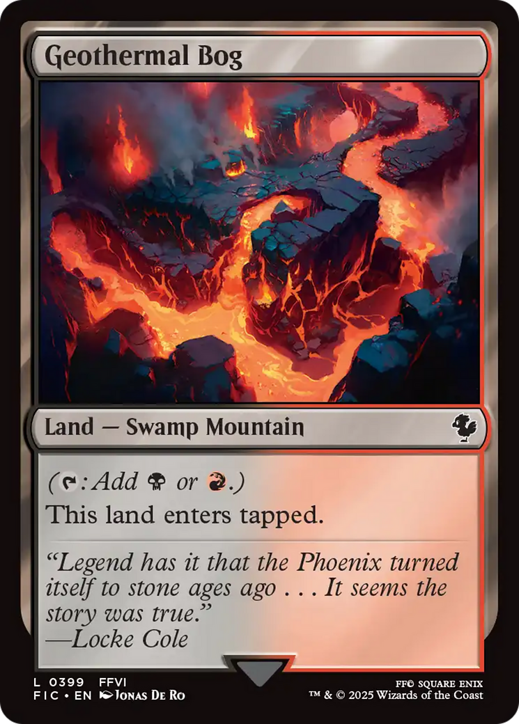 Geothermal Bog [FINAL FANTASY Commander] | Cards and Coasters CA