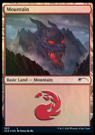 Mountain (Develish) (565) [Secret Lair Drop Promos] | Cards and Coasters CA