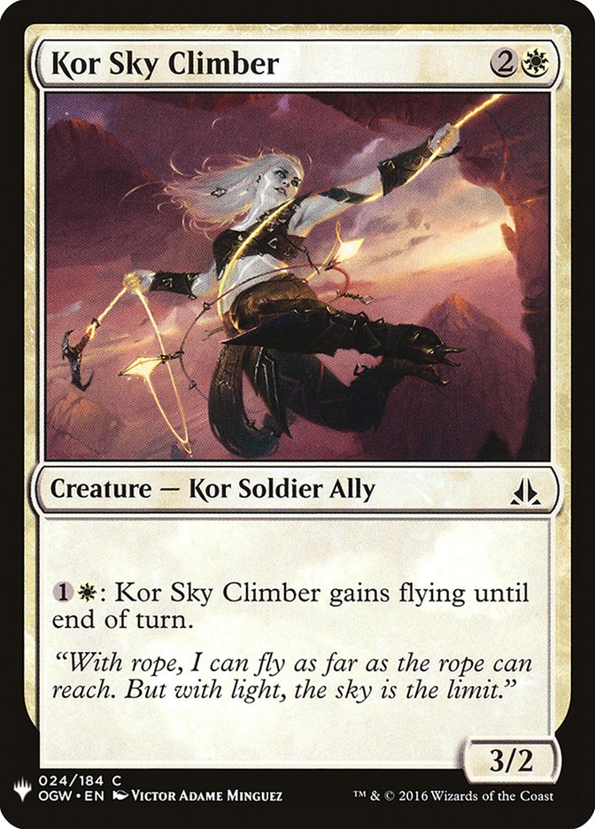 Kor Sky Climber [Mystery Booster] | Cards and Coasters CA