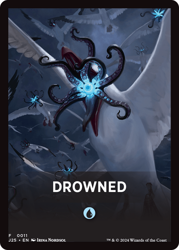 Drowned Theme Card [Foundations Jumpstart Front Cards] | Cards and Coasters CA