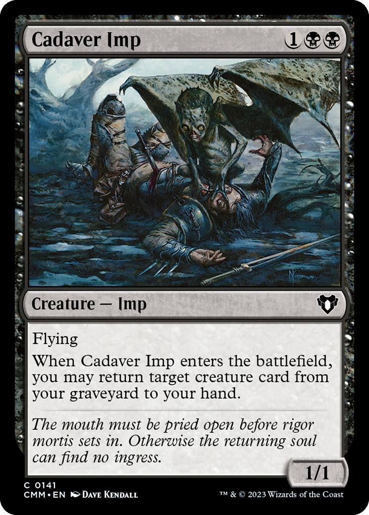 Cadaver Imp [Commander Masters] | Cards and Coasters CA