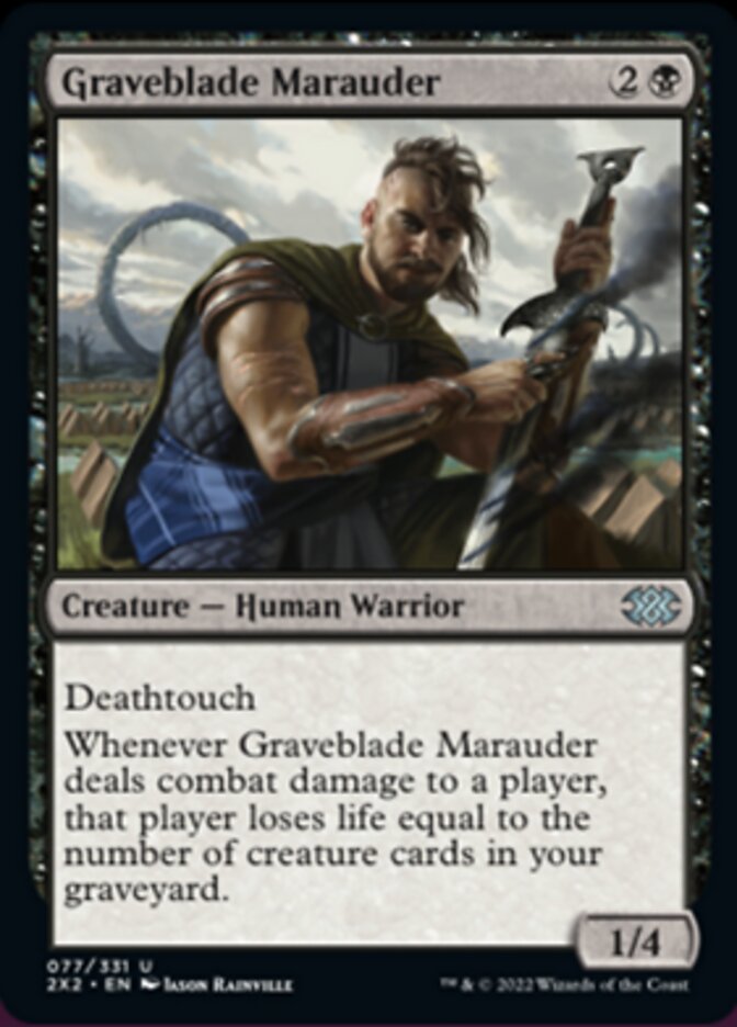 Graveblade Marauder [Double Masters 2022] | Cards and Coasters CA