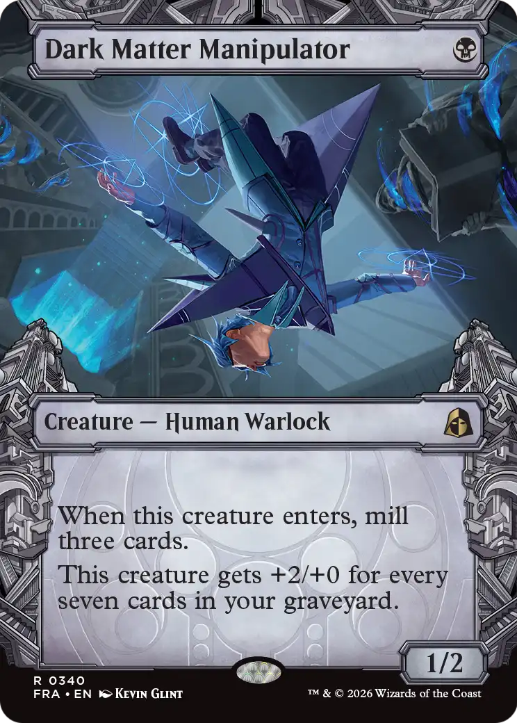 Dark Matter Manipulator (Showcase) [Reality Fracture] | Cards and Coasters CA