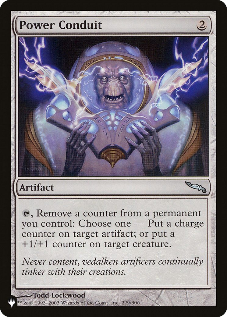 Power Conduit [The List] | Cards and Coasters CA