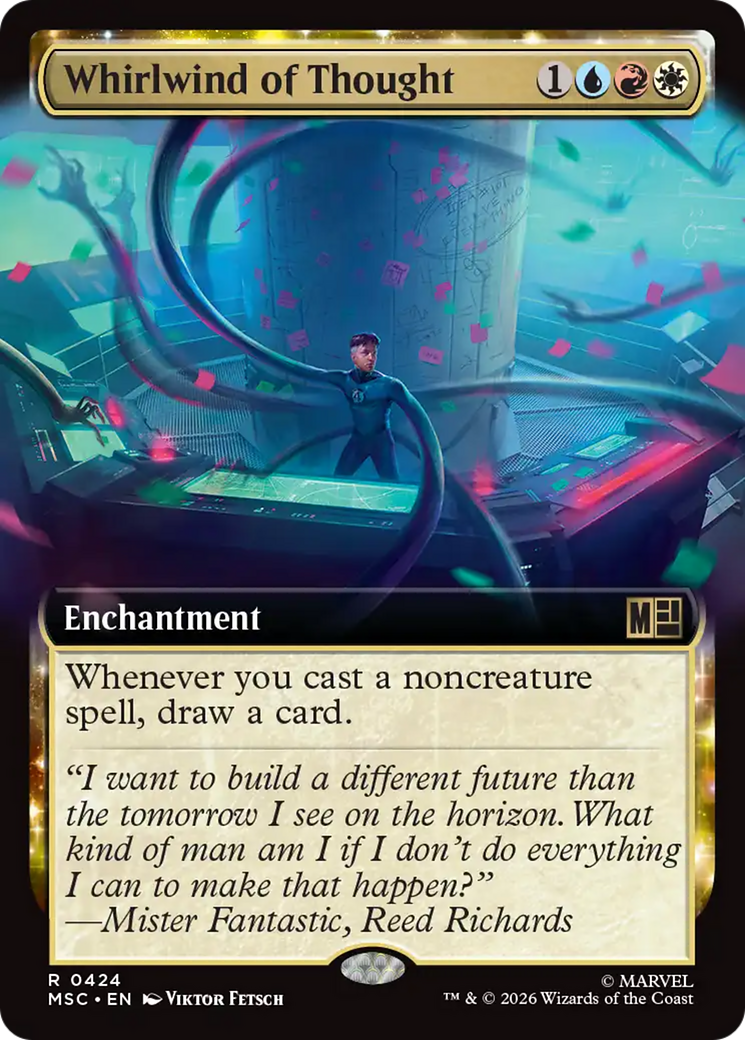 Whirlwind of Thought (Extended Art) [Marvel Super Heroes Commander] | Cards and Coasters CA