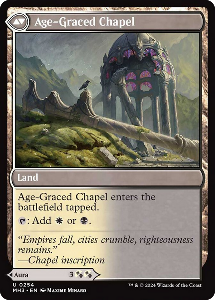 Glasswing Grace // Age-Graced Chapel [Modern Horizons 3] | Cards and Coasters CA