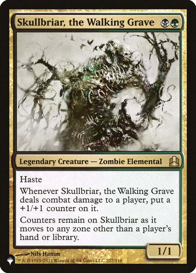 Skullbriar, the Walking Grave [The List] | Cards and Coasters CA