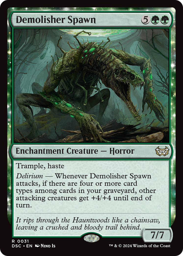 Demolisher Spawn [Duskmourn: House of Horror Commander] | Cards and Coasters CA