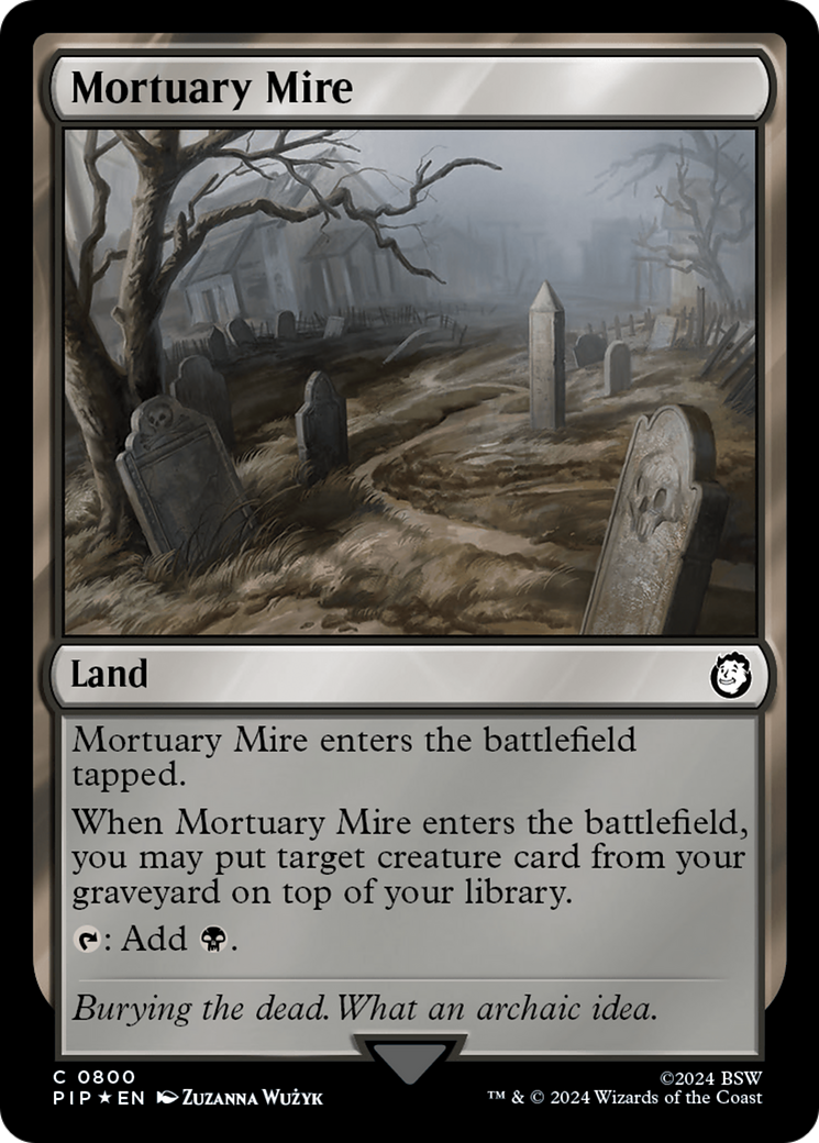 Mortuary Mire (Surge Foil) [Fallout] | Cards and Coasters CA