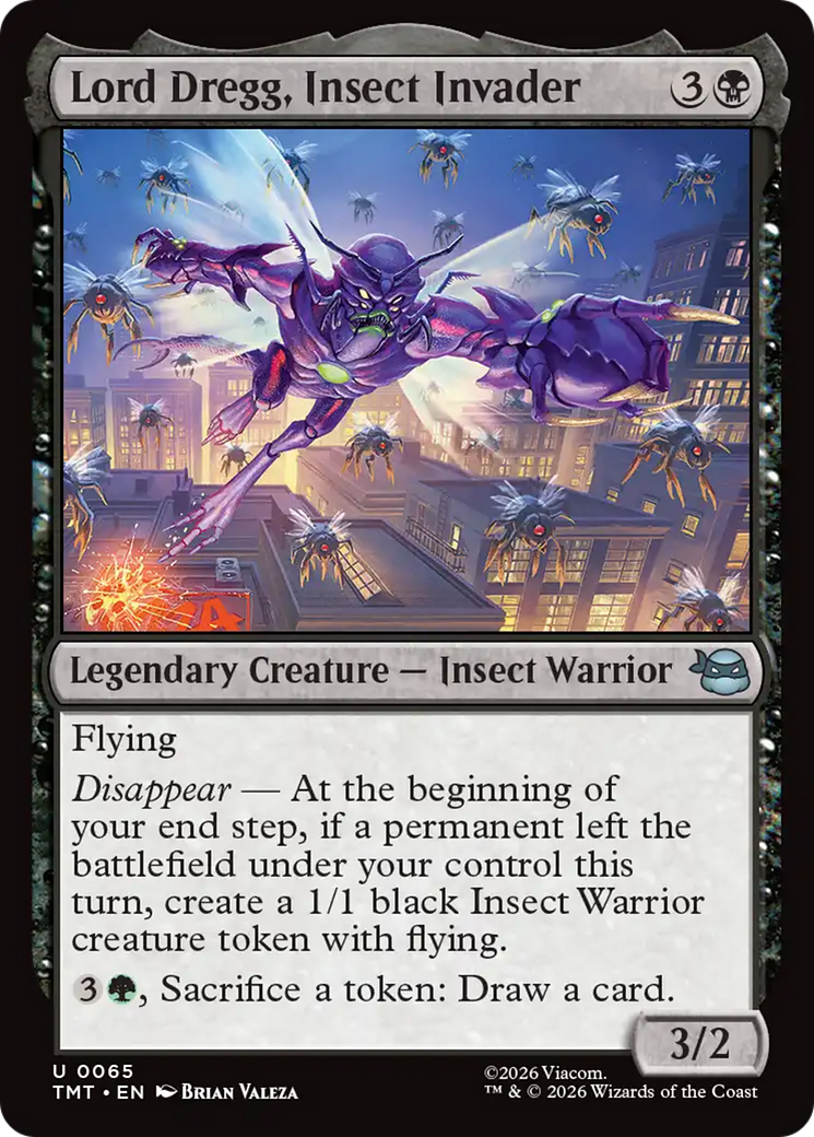 Lord Dregg, Insect Invader [Teenage Mutant Ninja Turtles] | Cards and Coasters CA