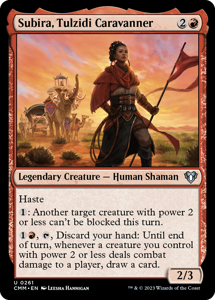 Subira, Tulzidi Caravanner [Commander Masters] | Cards and Coasters CA