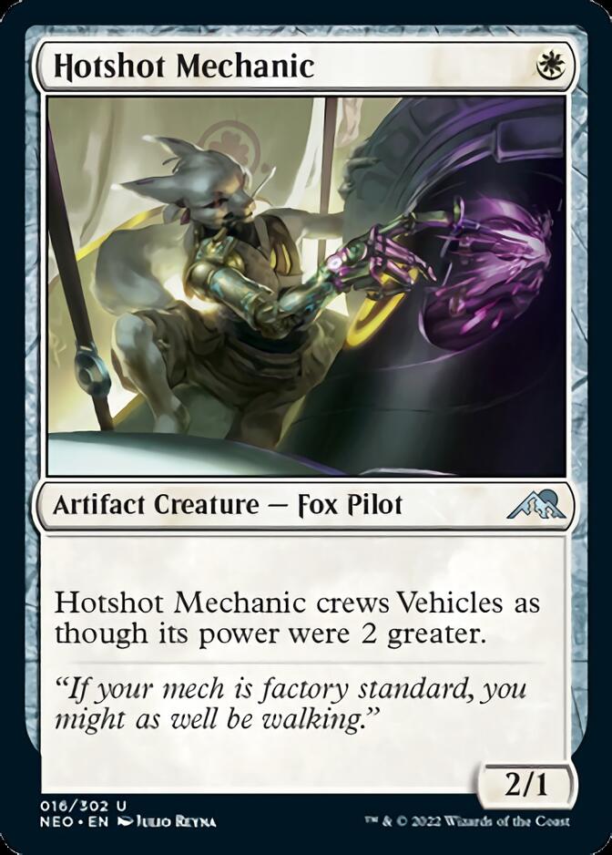 Hotshot Mechanic [Kamigawa: Neon Dynasty] | Cards and Coasters CA