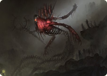 Drivnod, Carnage Dominus Art Card [Phyrexia: All Will Be One Art Series] | Cards and Coasters CA