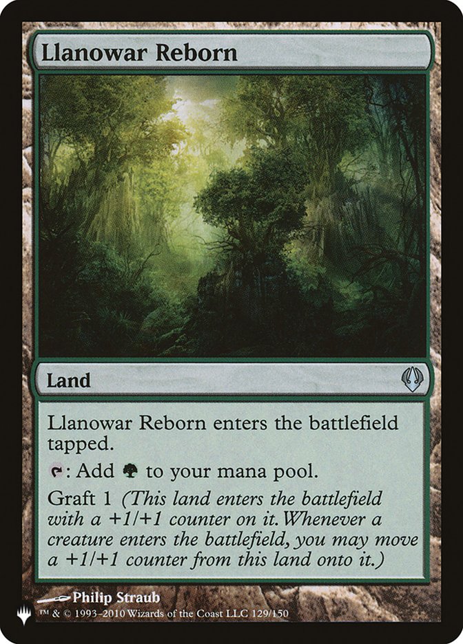 Llanowar Reborn [The List] | Cards and Coasters CA