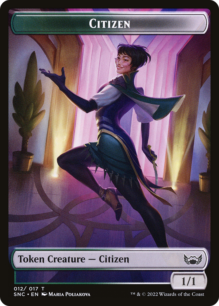 Citizen // Angel Double-Sided Token [The List] | Cards and Coasters CA
