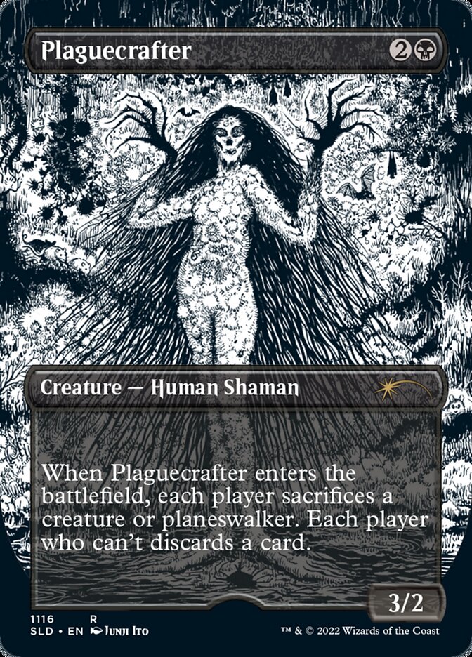 Plaguecrafter (Borderless Etched Foil) [Secret Lair Drop Series] | Cards and Coasters CA