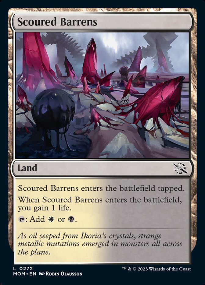 Scoured Barrens [March of the Machine] | Cards and Coasters CA