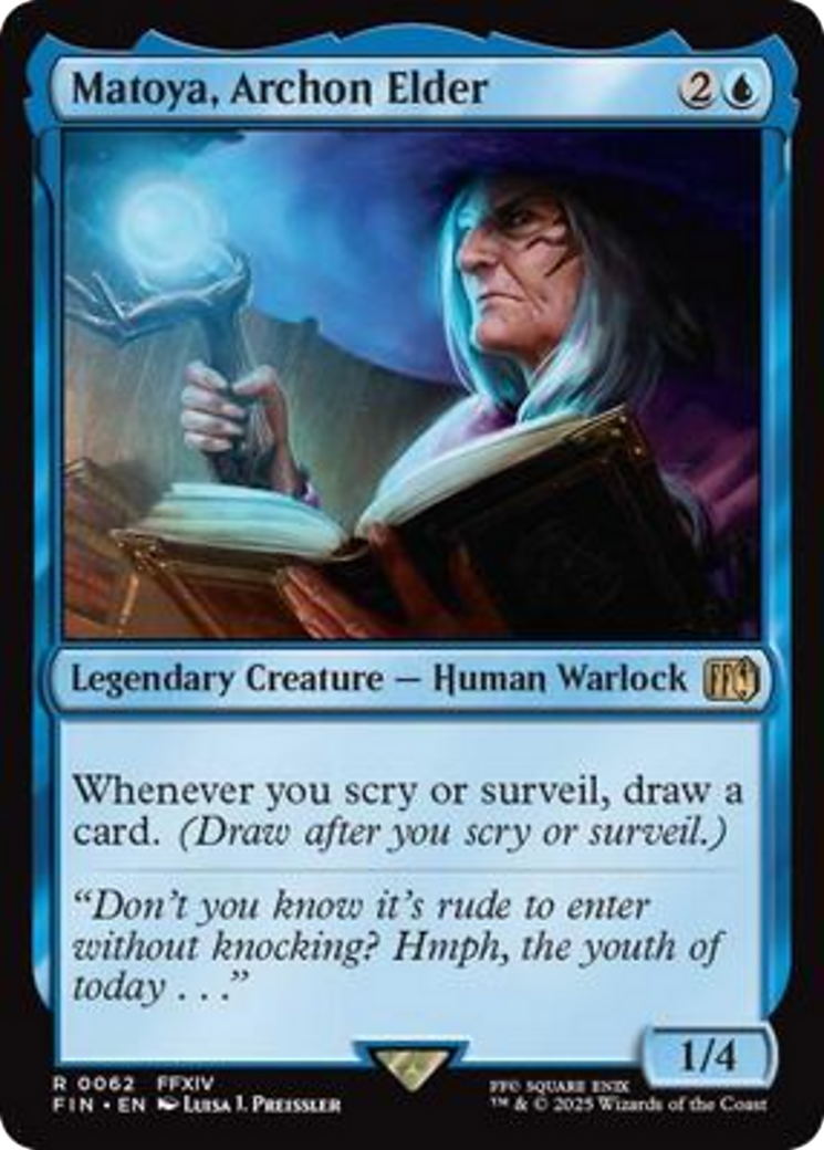 Matoya, Archon Elder [FINAL FANTASY] | Cards and Coasters CA