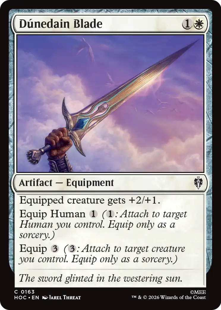 Dunedain Blade [The Hobbit: Eternal-Legal] | Cards and Coasters CA