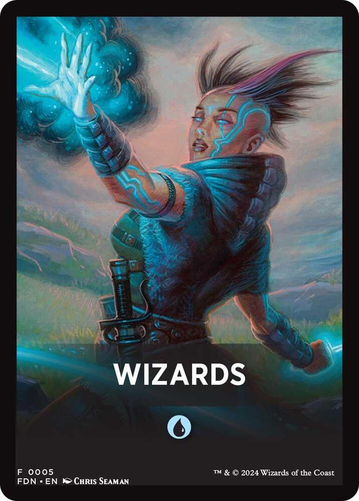 Wizards Theme Card [Foundations] | Cards and Coasters CA