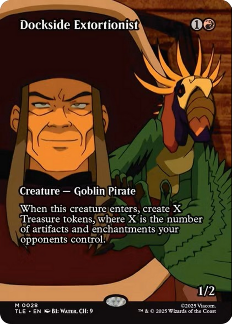 Dockside Extortionist (Borderless) [Avatar: The Last Airbender: Eternal-Legal] | Cards and Coasters CA