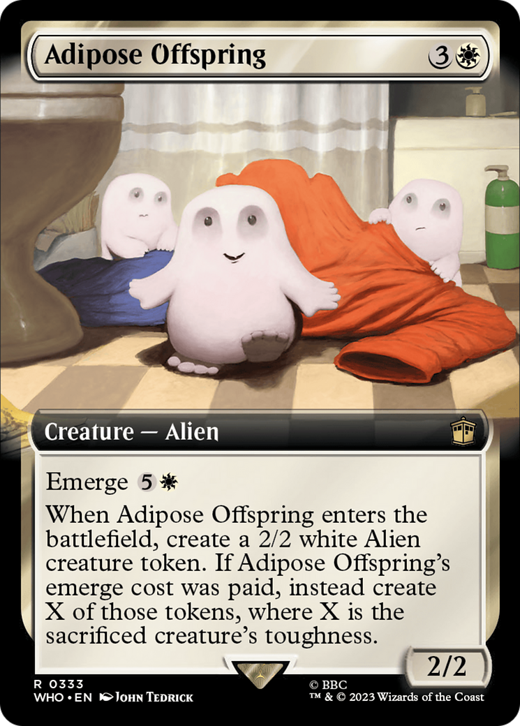 Adipose Offspring (Extended Art) [Doctor Who] | Cards and Coasters CA