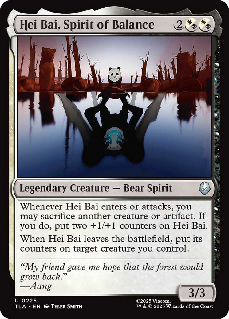 Hei Bai, Spirit of Balance [Avatar: The Last Airbender] | Cards and Coasters CA