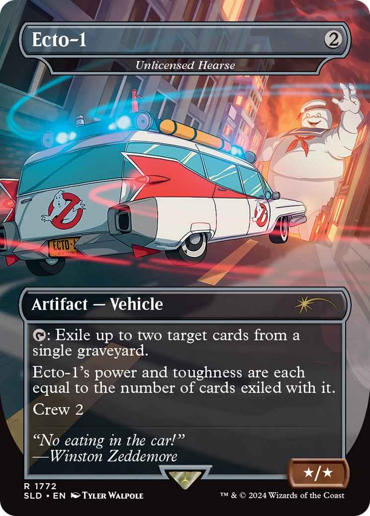 Ecto-1 - Unlicensed Hearse [Secret Lair Drop Series] | Cards and Coasters CA